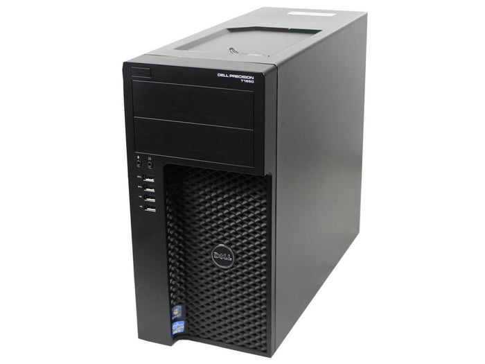 Dell Precision T1650 Workstation - Intel Xeon E3-1240 v2 3.4Ghz Quad, 8GB RAM, 120GB SSD + 500GB HDD, DVD-RW, Win 10 Pro, Keyboard/Mouse - Coretek Computers