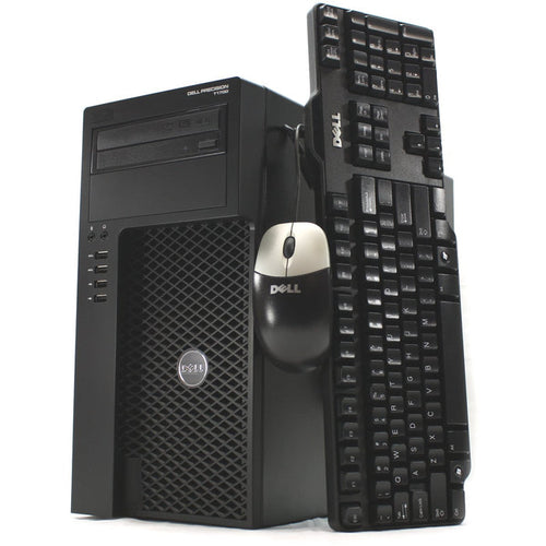 Dell Precision T1700 WorkStation - Intel Core i7-4790 Quad (upto 4.0GHz), 8GB RAM, 256GB SSD, Nvidia Quadro K2200 4GB, Win 10 Pro, Keyboard & Mouse - Coretek Computers