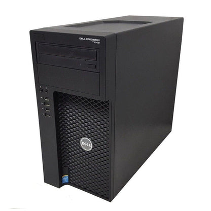 Dell Precision T1700 WorkStation - Intel Core i7-4790 Quad (upto 4.0GHz), 8GB RAM, 256GB SSD, Nvidia Quadro K2200 4GB, Win 10 Pro, Keyboard & Mouse - Coretek Computers