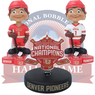 Denver Pioneers 2024 NCAA Men's Hockey National Champions Bobbleheads