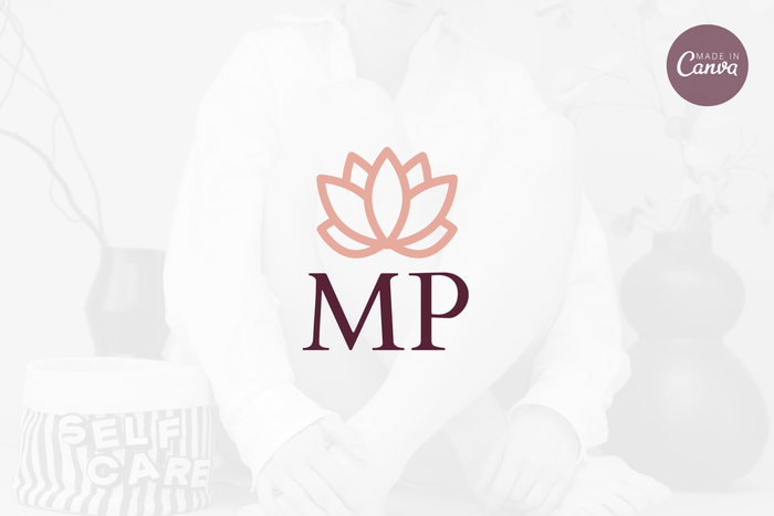 Ladystrategist Shop DIY MP Wellness Brand Logo Canva Template instagram canva templates social media templates etsy free canva templates