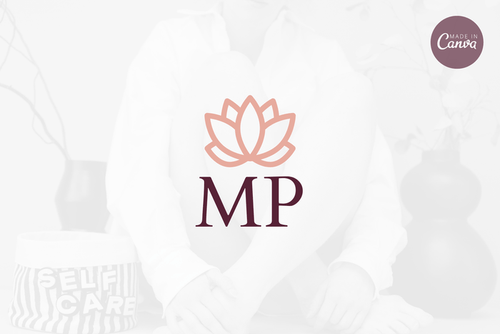 Ladystrategist Shop DIY MP Wellness Brand Logo Canva Template instagram canva templates social media templates etsy free canva templates