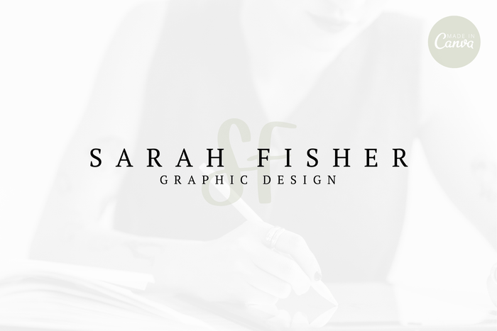 Ladystrategist Shop DIY Sarah Graphic Designer Brand Logo Canva Template instagram canva templates social media templates etsy free canva templates