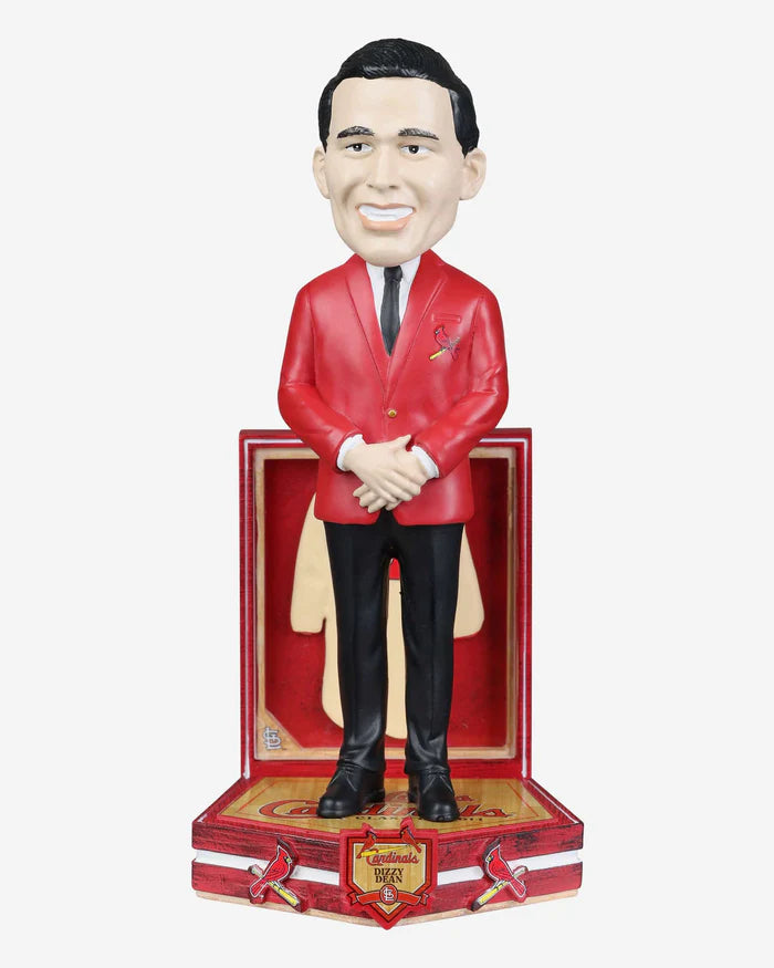 Dizzy Dean St. Louis Cardinals 2022 Red Jacket MLB Baseball Bobblehead