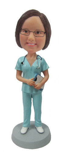 Doctor or Female Nurse Bobblehead - National Bobblehead HOF Store