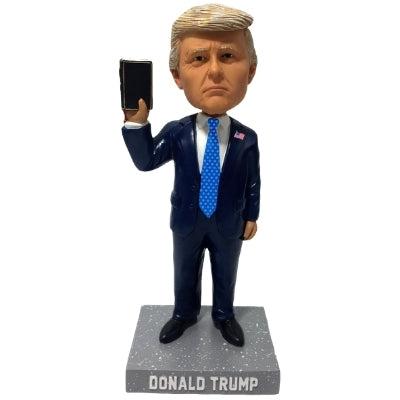 Donald Trump Bible and Bleach Bobbleheads