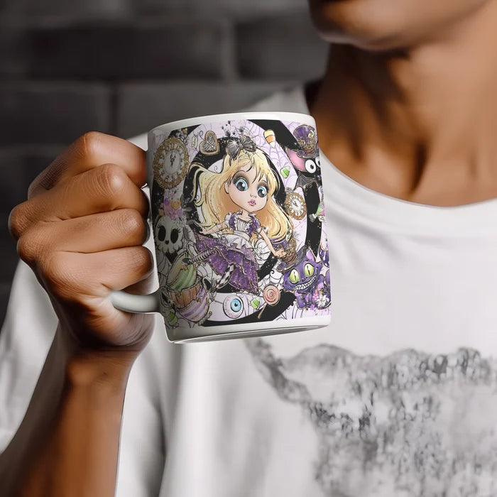 Down The Rabbit Hole | Whimsical Fantasy Coffee Mug | 1314 Creations