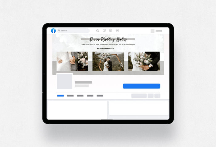Ladystrategist Dream Studios Facebook Cover for Photographers Editable Canva Template instagram canva templates social media templates etsy free canva templates