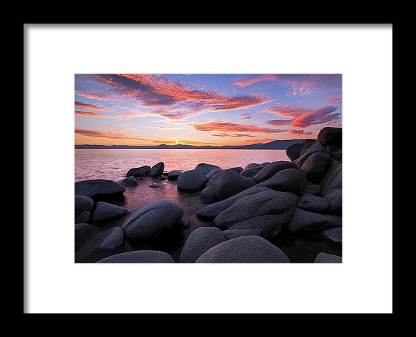 East Shore Bliss By Brad Scott - Framed Print