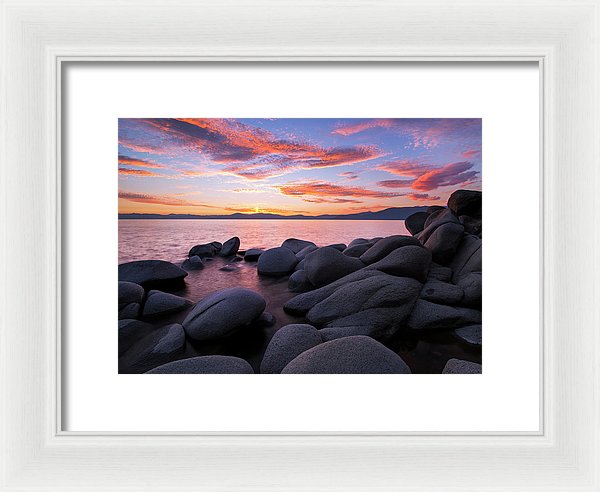 East Shore Bliss By Brad Scott - Framed Print