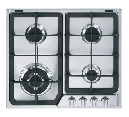 Elba Built in Gas Hob, 60Cm, 4Burners, Stainless Steel