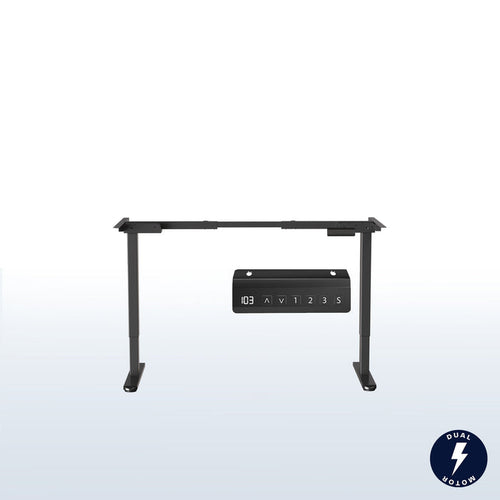 Electric standing dual motor desk frame from VIVO.
