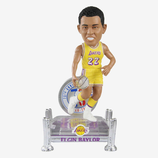 Elgin Baylor Los Angeles Lakers 75th Anniversary NBA Basketball Bobblehead