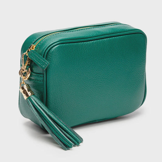 Elie Beaumont Crossbody Bag - Peacock Green