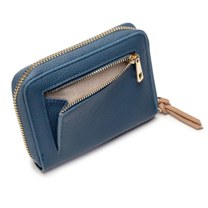 Elie Beaumont Zipper Purse Teal - Latte