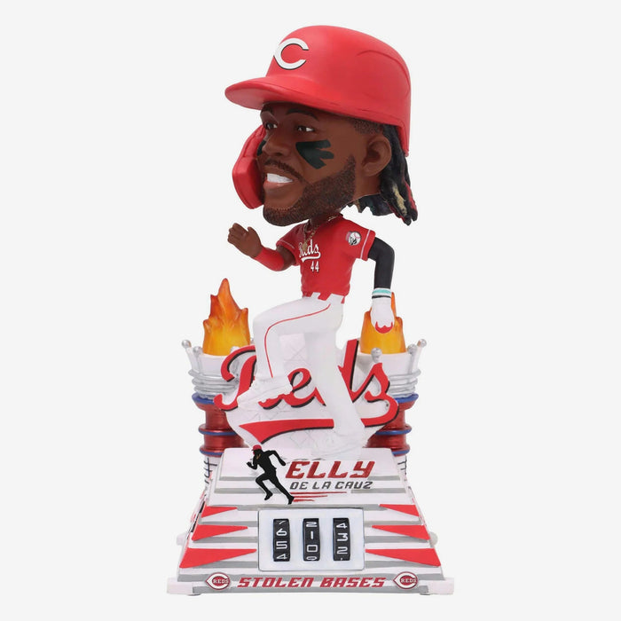Elly De La Cruz Cincinnati Reds Stolen Base Counter MLB Bobblehead