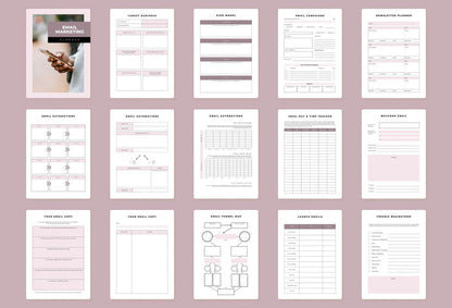 Ladystrategist Email Marketing Planner Canva Template instagram canva templates social media templates etsy free canva templates