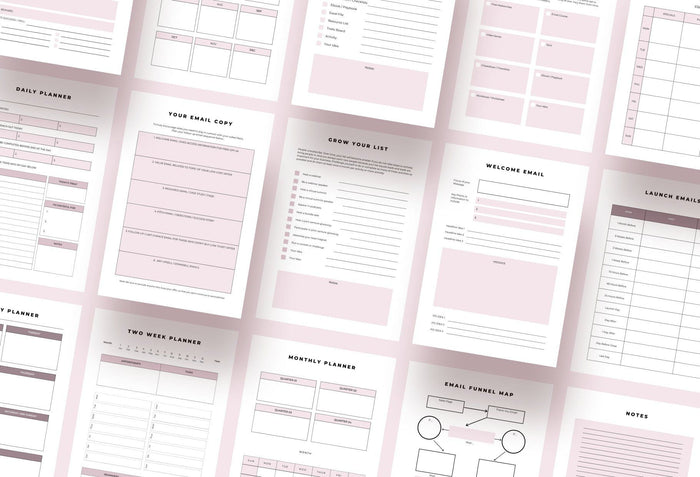 Ladystrategist Email Marketing Planner Canva Template instagram canva templates social media templates etsy free canva templates