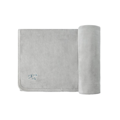 Embroidered Velour Collar Collection - Blanket