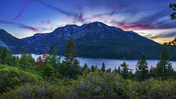 Emerald Bay Dusk By Brad Scott - Art Print