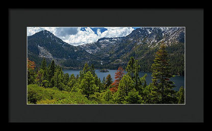 Emerald Bay Spring Day By Brad Scott - Framed Print