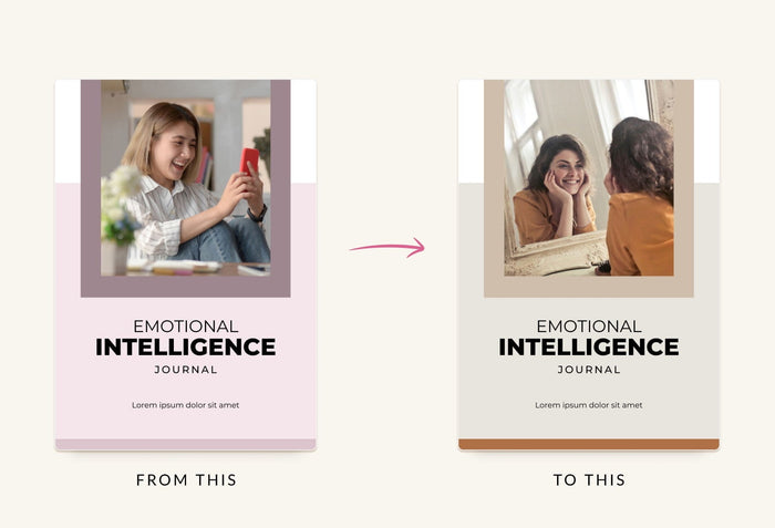 Ladystrategist Emotional Intelligence Journal Canva Template instagram canva templates social media templates etsy free canva templates