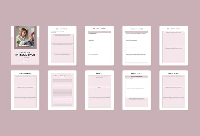 Ladystrategist Emotional Intelligence Journal Canva Template instagram canva templates social media templates etsy free canva templates
