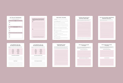 Ladystrategist Emotional Intelligence Journal Canva Template instagram canva templates social media templates etsy free canva templates