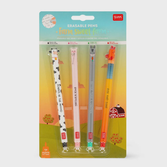 Erasable Pen Set - Farm Sweet Farm