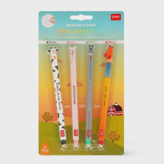 Erasable Pen Set - Farm Sweet Farm