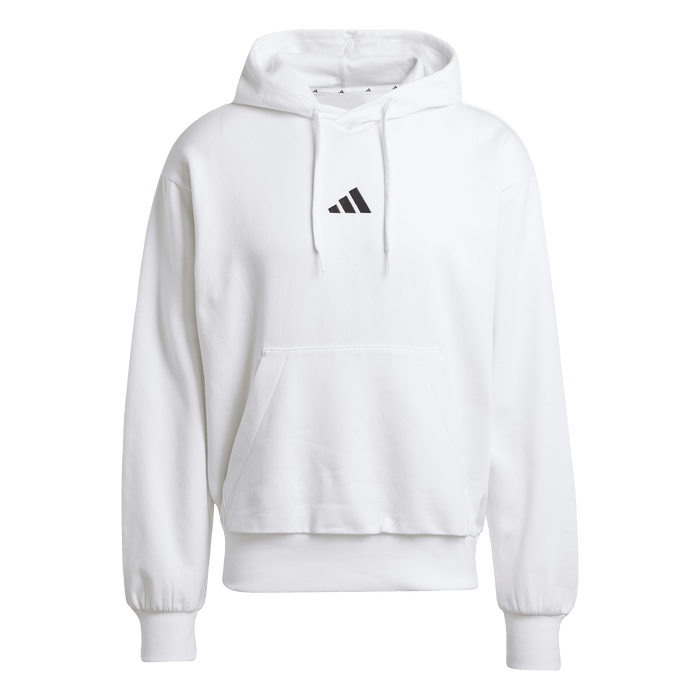 adidas Essentials Feelcozy Fleece Hoodie | White | Men's