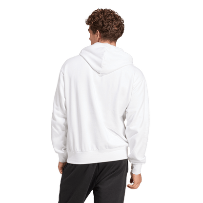 adidas Essentials Feelcozy Fleece Hoodie | White | Men's