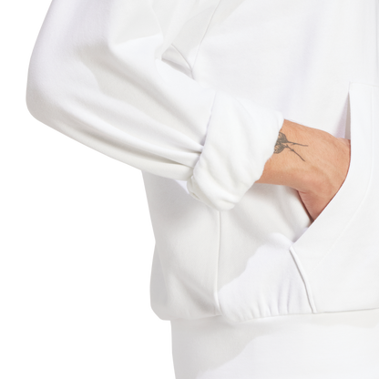 adidas Essentials Feelcozy Fleece Hoodie | White | Men's