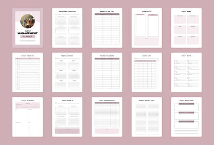 Ladystrategist Event Management Planner Canva Template instagram canva templates social media templates etsy free canva templates