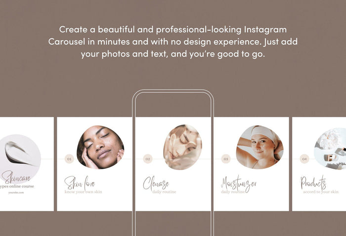 Ladystrategist Everly Educational 6-Page Carousel Canva Template instagram canva templates social media templates etsy free canva templates