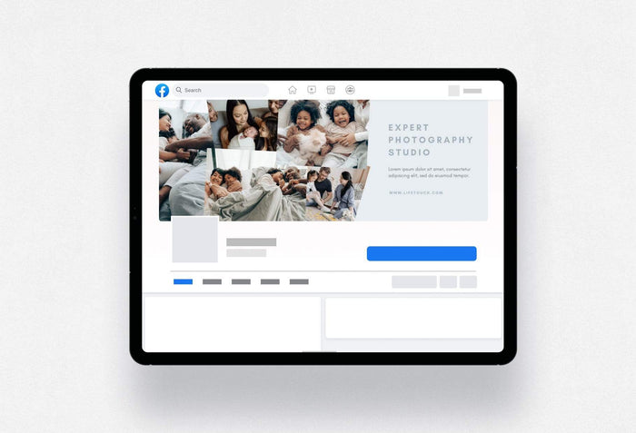 Ladystrategist Expert Facebook Cover for Photographers - Editable Canva Template instagram canva templates social media templates etsy free canva templates