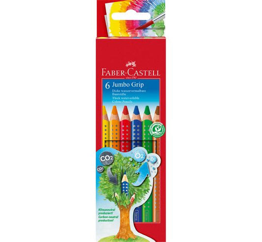 Faber Castell Colour Pencil 6 Jumbo Grip