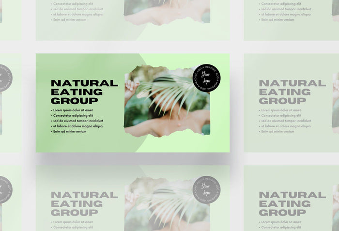 Ladystrategist Facebook Group Banner Pistachio Canva Templates instagram canva templates social media templates etsy free canva templates