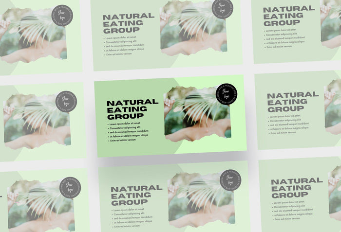 Ladystrategist Facebook Group Banner Pistachio Canva Templates instagram canva templates social media templates etsy free canva templates