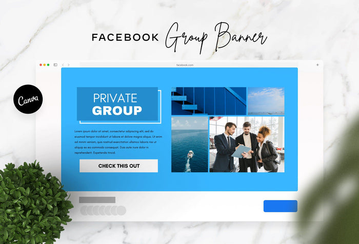 Ladystrategist Copy of Facebook Group Banner Sky Blue Canva Templates instagram canva templates social media templates etsy free canva templates