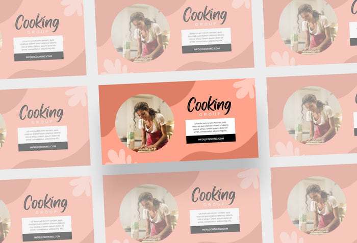 Ladystrategist Facebook Group Banner Tangerine Canva Templates instagram canva templates social media templates etsy free canva templates