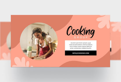 Ladystrategist Facebook Group Banner Tangerine Canva Templates instagram canva templates social media templates etsy free canva templates