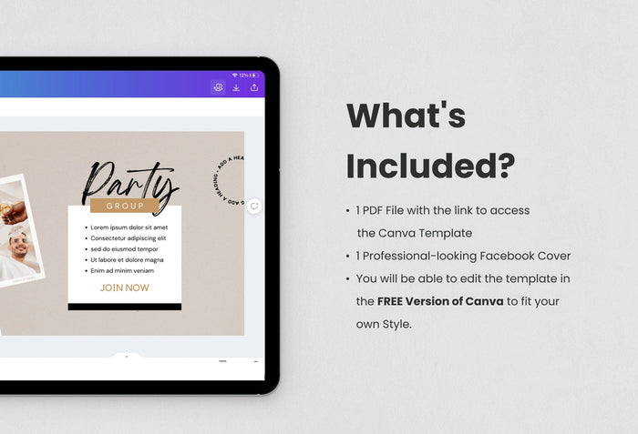 Ladystrategist Facebook Group Banner White Wine Canva Templates instagram canva templates social media templates etsy free canva templates
