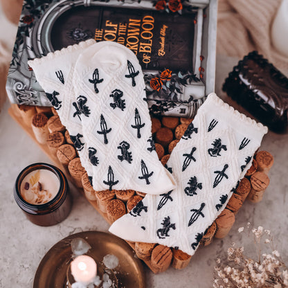 Fantasy Ruffle Trim Socks