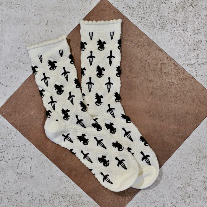 Fantasy Ruffle Trim Socks