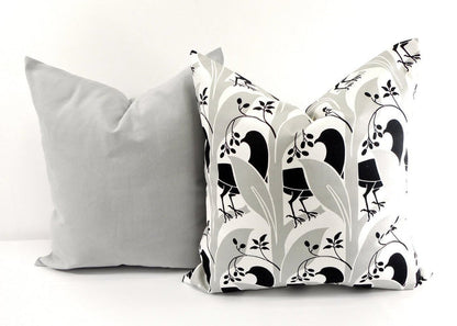 Grey Pillow Cover Farmhouse Decor