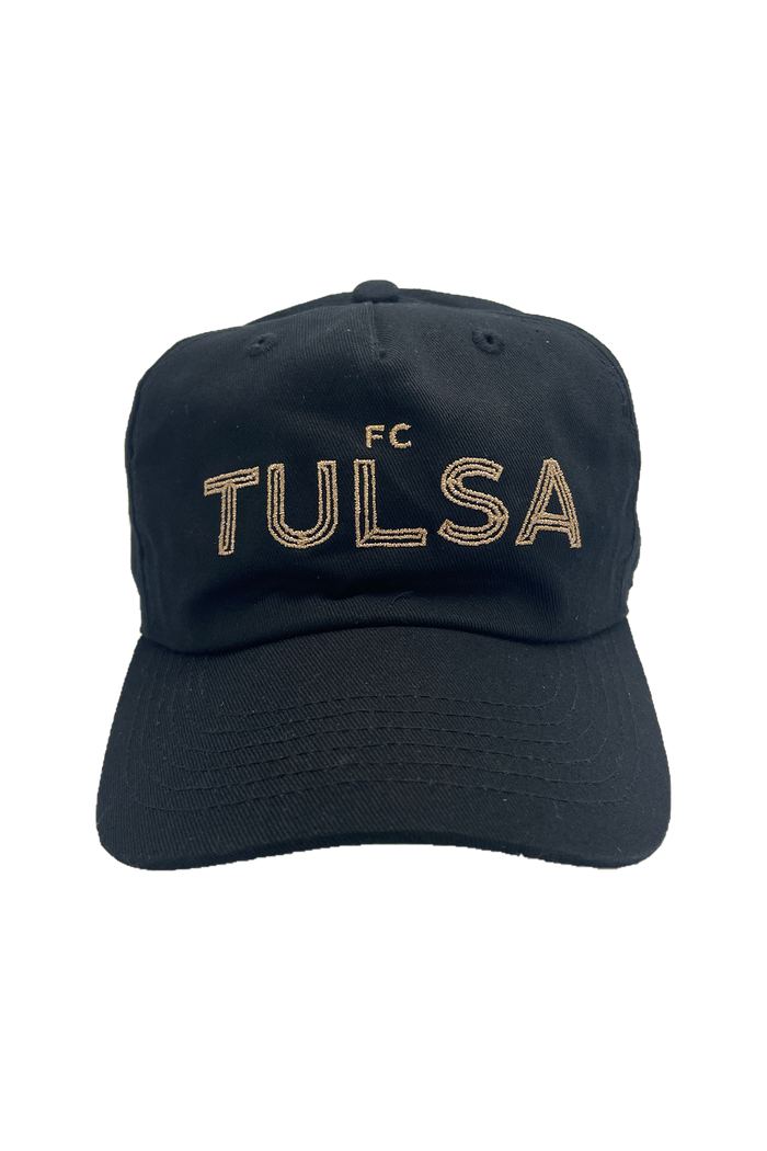 [  fc tulsa ] gold deco hat - Official League