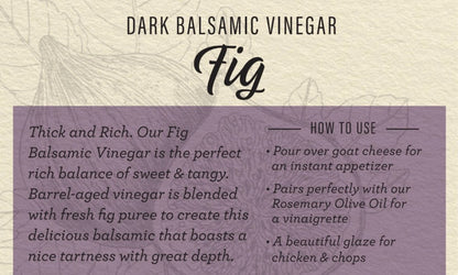 Fig Dark Balsamic Vinegar