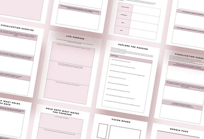 Ladystrategist Find Your Passion Jornal Canva Template instagram canva templates social media templates etsy free canva templates