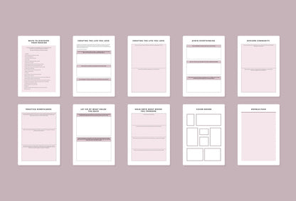 Ladystrategist Find Your Passion Jornal Canva Template instagram canva templates social media templates etsy free canva templates